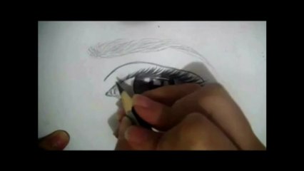 COMO DIBUJAR OJOS Y LAGRIMAS / DIBUJAR UN OJO REALISTA LLORANDO