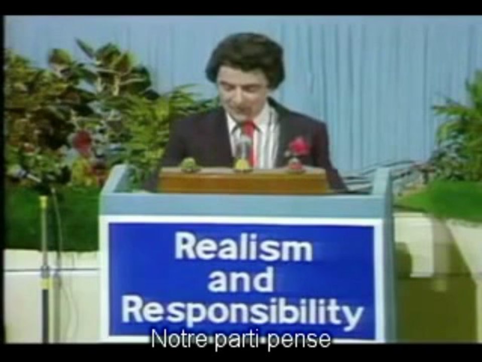Not The Nine O'clock News - Conservative conference VOSTFR (Conférence des conservateurs)