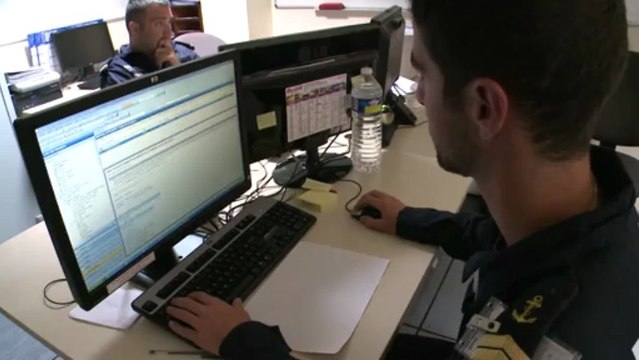 Le SM Chauveau, détecteur à bord du BPC Mistral