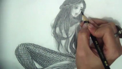 COMO DIBUJAR UNA SIRENA (tutorial)