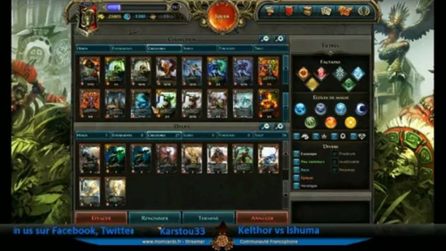 duel of champion creation de decks