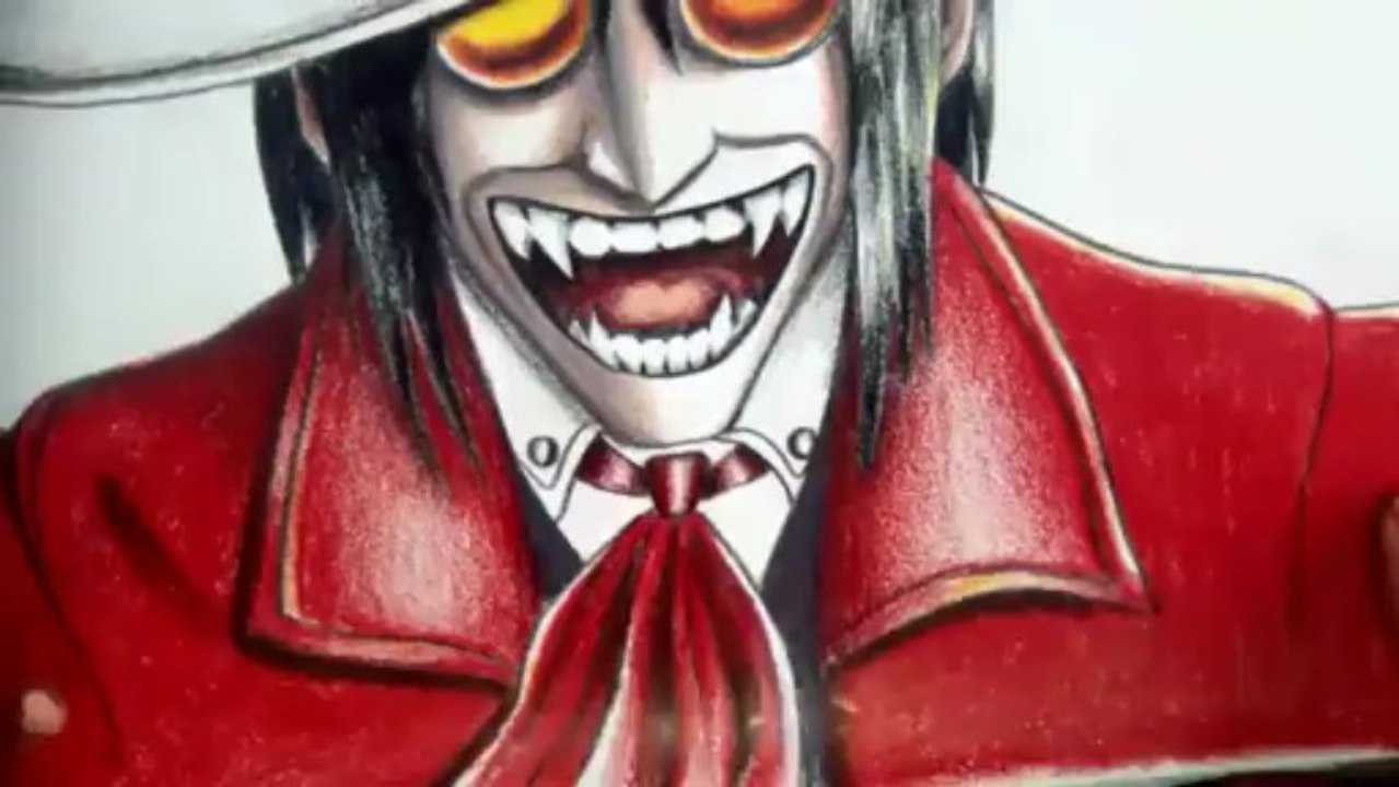 CÓMO DIBUJAR A ALUCARD DE HELLSING