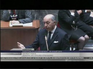 Questions au gouvernement le 9 juillet 2013