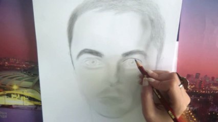 CÓMO DIBUJAR UN ROSTRO CON ESTILO FOTOGRAFICO (retrato JIM PARSONS - SHELDON COOPER)