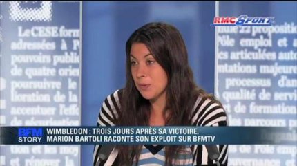 BFM TV / Bartoli : "un rêve de petite fille" 09/07