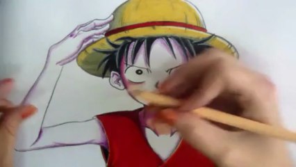 CÓMO DIBUJAR A LUFFY DE ONE PIECE / COMO DIBUJAR ANIME