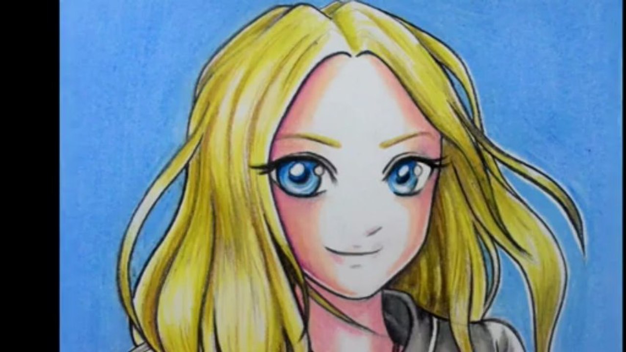 COMO DIBUJAR A DAKOTA FANNING COMO MANGA / HOW TO DRAW DAKOTA FANNING AS MANGA