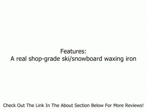 Swix T73 Performance Waxing Iron Review