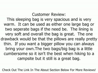 Slumberjack Bonnie & Clyde 30 to 40 Degree Sleeping Bag Review
