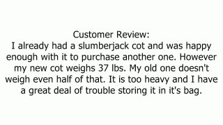 Slumberjack Tough Cot Review