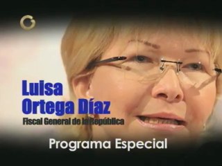 Este miércoles Luisa Ortega Díaz participará en un programa especial  a las 8:00 pm