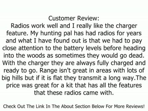 Midland GXT795VP4 36-Mile 42-Channel FRS/GMRS Two-Way Radio (Pair) Review