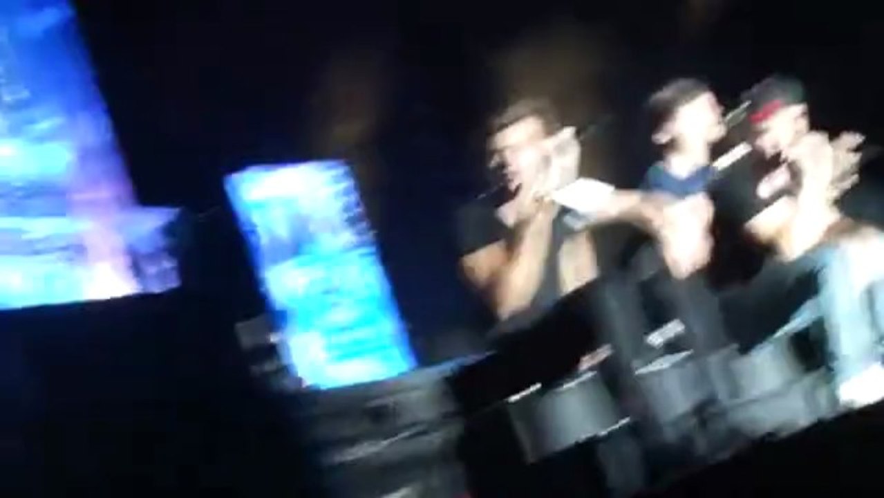 One Direction - Harry singing _Moments_ to the scary Spider