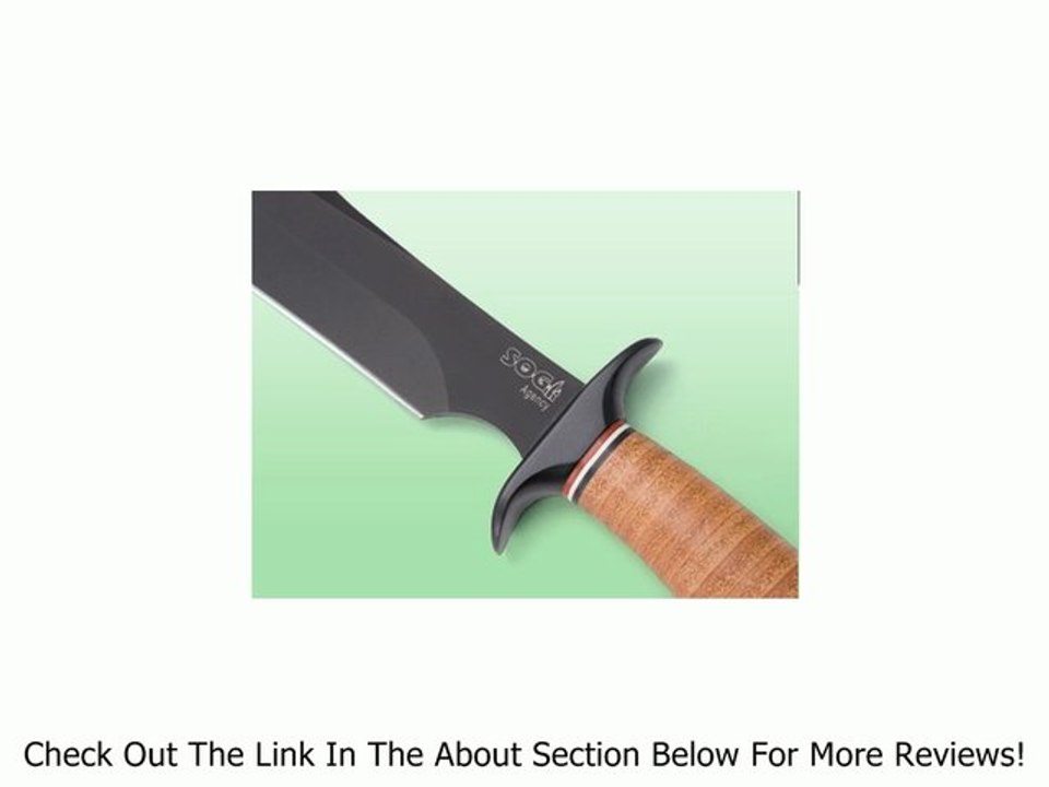 SOG Specialty Knives & Tools AG02-L  Agency Hardcase Knife, Black TiNi Review