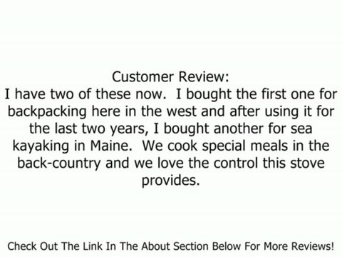 Optimus Nova Stove Review