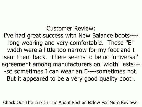 Dunham By New Balance Acadia 402 Steel Toe Mens Black Work Boot Hiker Review