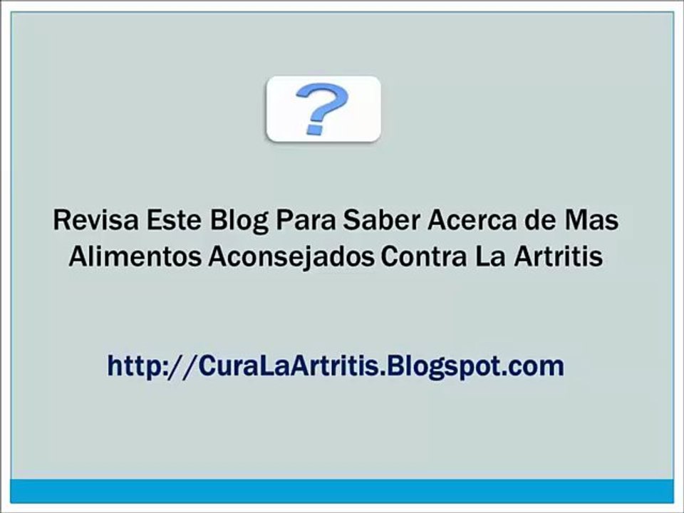 Alimentos Aconsejados Contra La Artritis - remedios contra la artritis en las manos