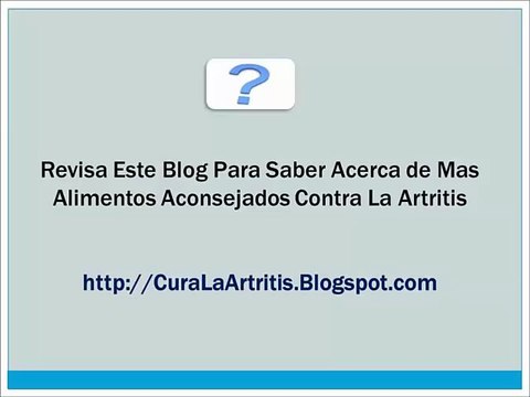 Alimentos Aconsejados Contra La Artritis - remedios contra la artritis en las manos