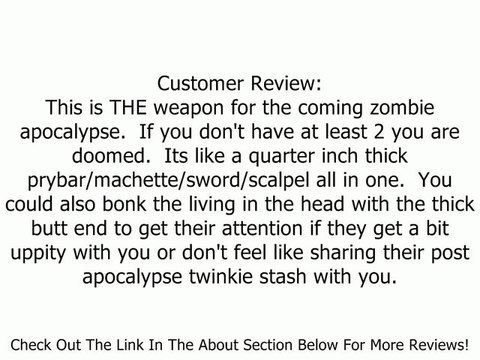 Ontario 9468BM Ranger RD Tanto Knife (Black) Review