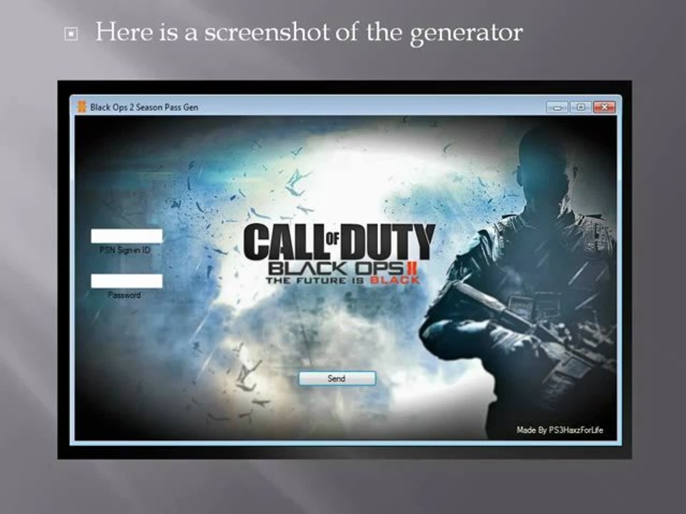 Latest july Black Ops 2 Psn Season Pass Generator