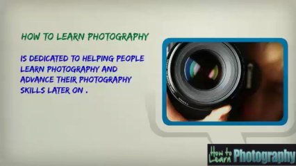 How to Learn Photography - Easy Ways to Make Money