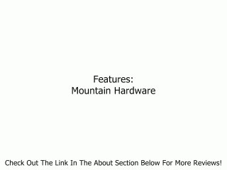 Mountain Hardwear BMG 105 Backpack Review