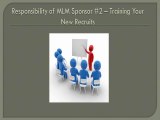 Secrets of MLM Sponsoring – Responsibility of MLM