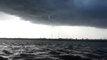 Waterspout forming in Tampa Bay, Florida