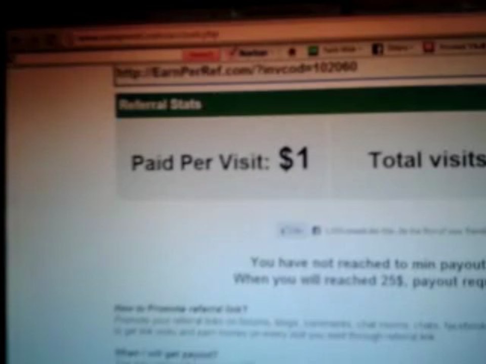 earn 100$/day trick best home based Online jobs without any investment fee just open this link and sign up  link: http://EarnPerRef.com/?invcod=102060