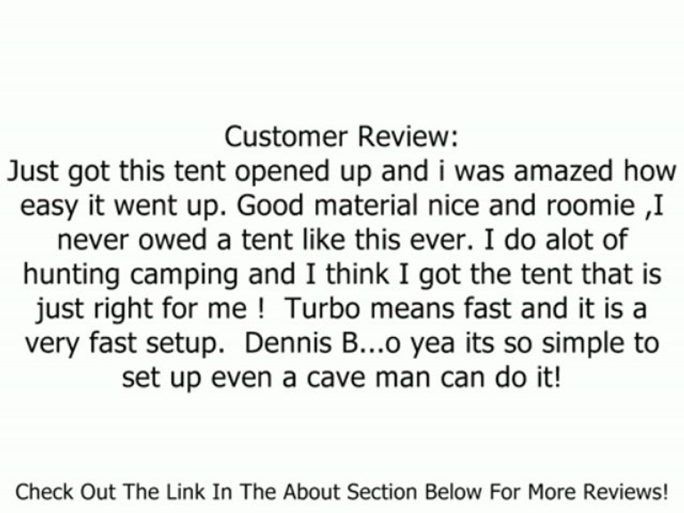 BlackPine-10 x 8.5 6-Person Freestander Turbo Tent Review