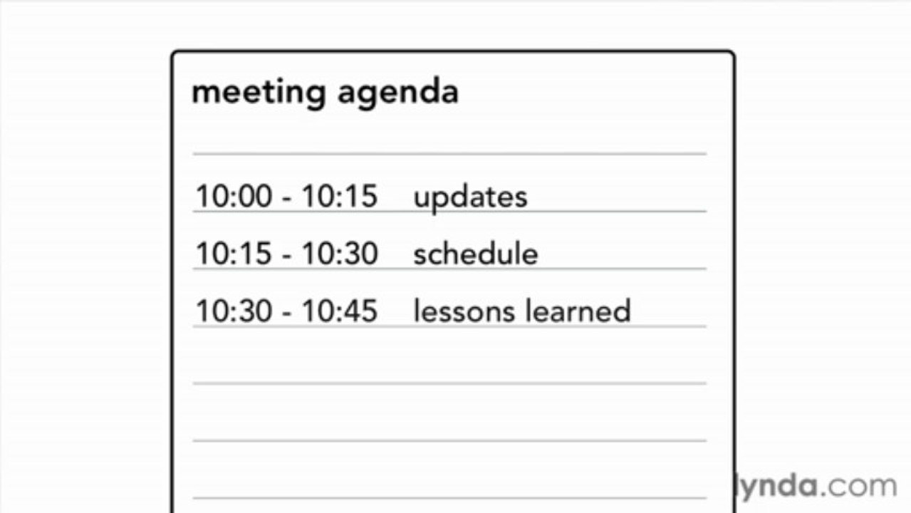 6-3 Documenting lessons learned