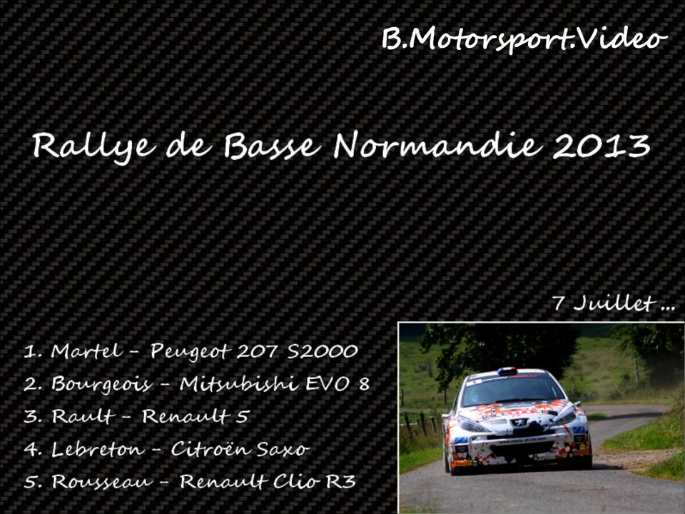 Rallye de Basse Normandie 2013