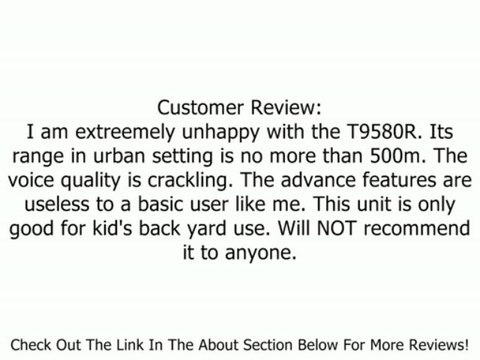 Motorola 25 mile T9580R SAME Two-Way FRS/GMRS Radio Review