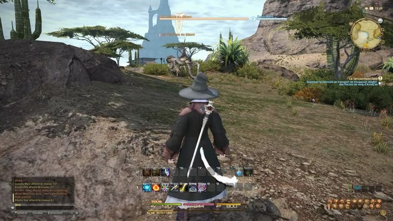 Final fantasy 14 A Realm Reborn bêta PC 1080p Combats, Quêtes, Interface P1