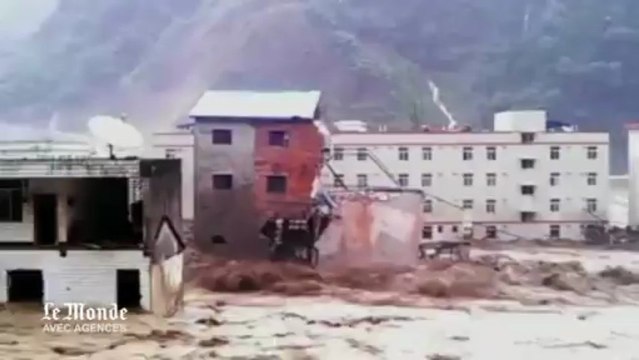 Pluies torrentielles et glissements de terrain en Chine
