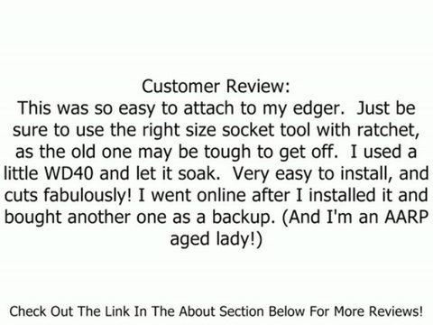 Black & Decker EB-007 Edger Hog Heavy-Duty Edger Replacement Blade Review