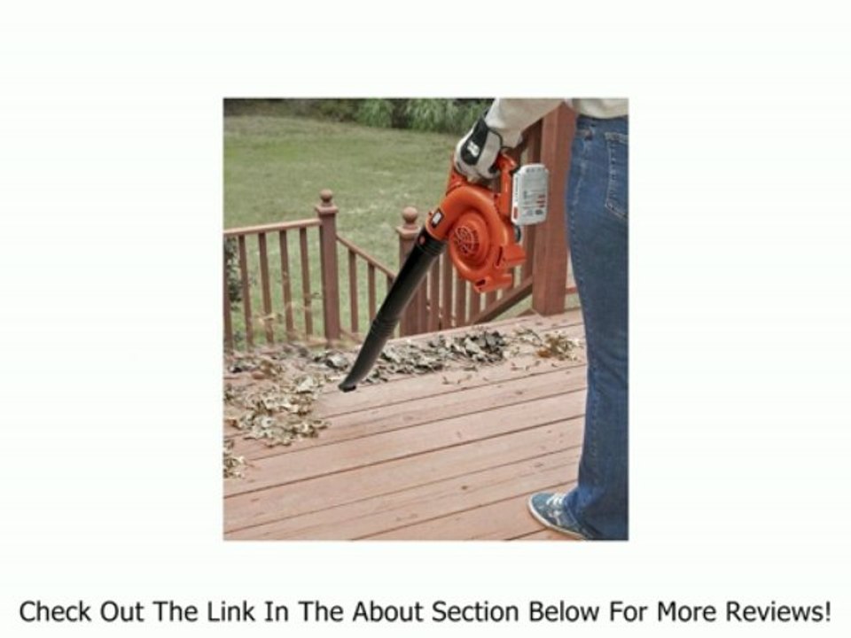 Black and Decker LSW20 20-Volt Lithium Ion Cordless Sweeper,Includes 20v Battery Review