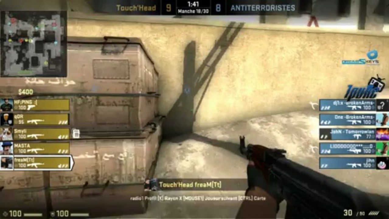 2e tour FastCup Myeasykey #4 Touch'Head vs Broken arms