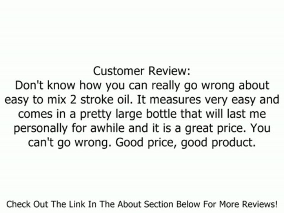 Tanaka Perfect Mix 2-Stroke Oil 16 oz. Self Measuring Bottle 700218 Review