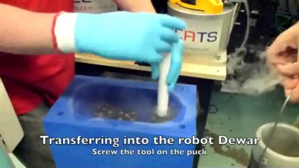 Transferring from vial to Unipuck