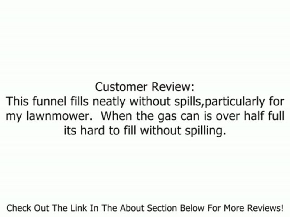 Eagle F-15 HDPE 10" Poly Funnel For Metal Type I Safety Cans, 4" Height, 8" Width, 9" Length Review