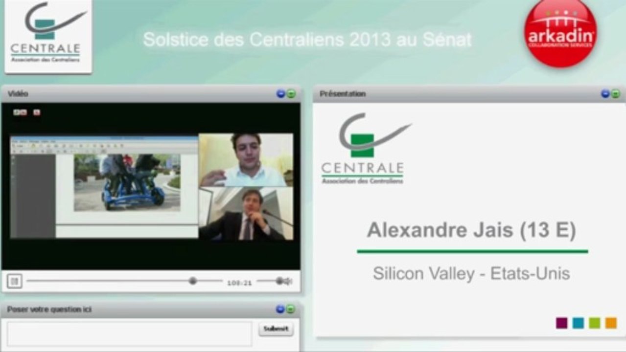 Alexandre Jais ( Stanford, Californie ) :  L’esprit de la Silicon Valley : prenez des risques !