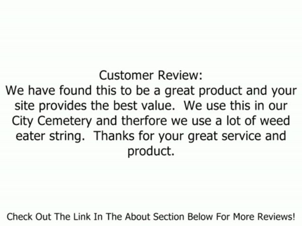 Weed Eater 952711557 0.080-Inch by 2000-Foot Bulk String Trimmer Line Premium 5 Edge Review