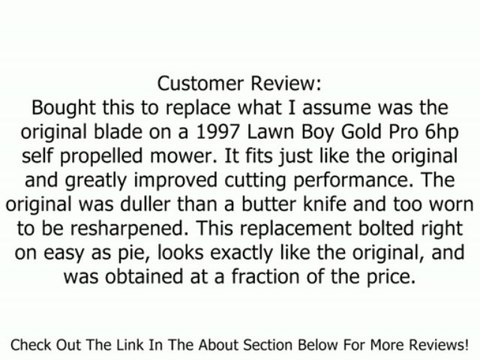 Oregon Lawn Mower Blade For Lawn Boy 21-Inch 612543/683682 92-011 Review
