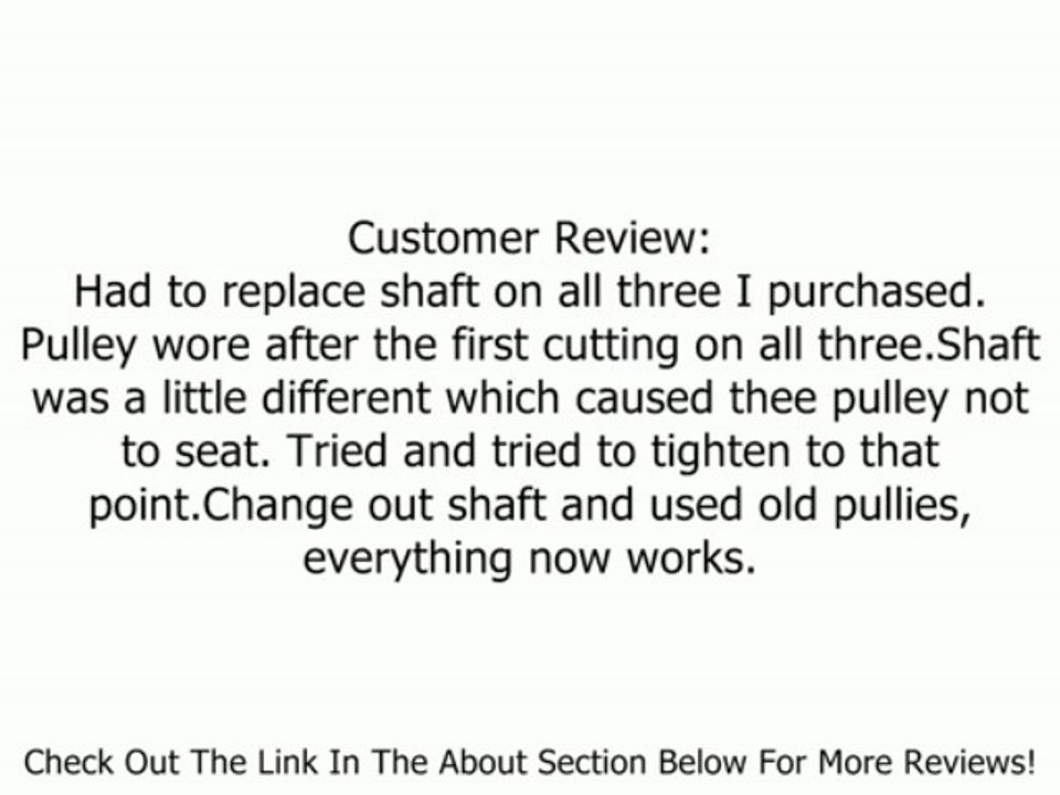 Replacement Spindle Assembly for Cub Cadet (Mtd) 918-0660, 618-0660, 918-0660b, 618-0660b,718-0660 Review