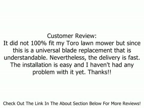 Maxpower 331982S 22-Inch Universal Gold Metal Mulching Lawn Mower Blade Review