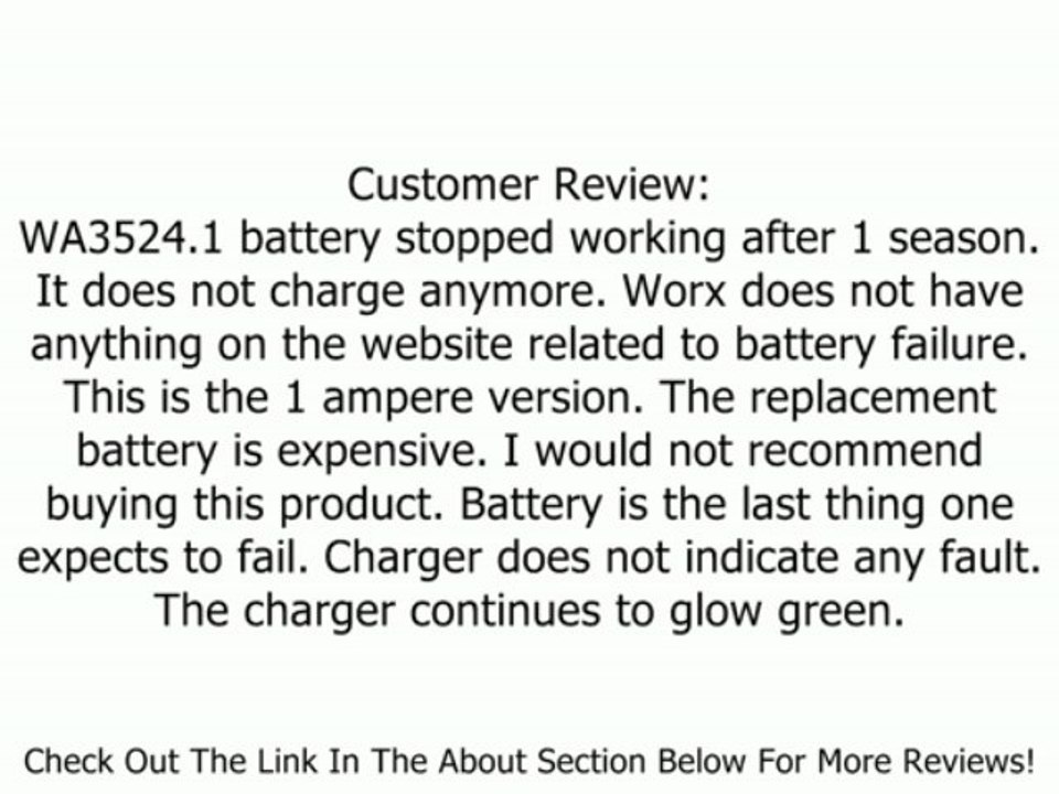 WORX WA3524.2 24 Volt Lithium Battery for Cordles Series WG165