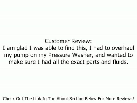 Briggs & Stratton Synthetic Pressure Washer Pump Oil - 5.3 oz 190585GS Review