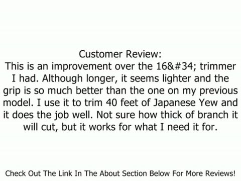 Black & Decker HT20 3.8-Amp Hedge Trimmer, 20-Inch Review