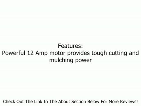 GreenWorks 25012 18-Inch 12 Amp Electric Mulch/Side Discharge Lawn Mower With Single Level Height Adjust Review